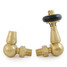 T-TRV-020-CR-UB-ALT09 - Flatford Traditional TRV Corner Unlacquered Brass Thermostatic Radiator Valves T-TRV-020-CR-UB-ALT09 - Flatford Traditional TRV Corner Unlacquered Brass Thermostatic Radiator Valves